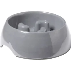 Adori Anti-Schrok Voerbak S 200ml Grijs - Hondenvoerbak