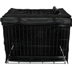 Adori Benchhoes Zwart - Hondenbench