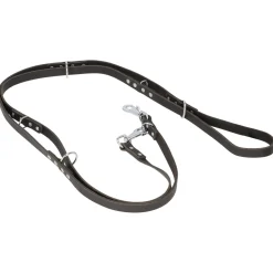 Adori Dresseerlijn Softleder Met Print - Hondenriem - 300x1.8 cm Donkerbruin M/L