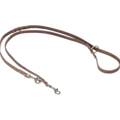Adori Dresseerlijn Vintage Met Print - Hondenriem - 200x1.2 cm Bruin S