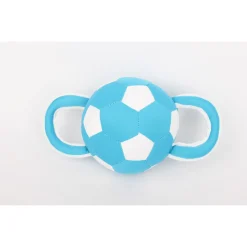 Adori Floating Tug Football - Hondenspeelgoed - 30 cm Blauw Wit