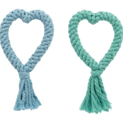 Adori Flostouw Hartje - Hondenspeelgoed - 18 cm Assorti