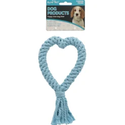 Adori Flostouw Hartje - Hondenspeelgoed - 18 cm Assorti