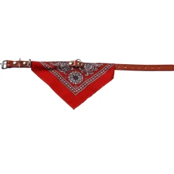 Adori Halsband Met Zakdoek Rood - Hondenhalsband