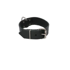 Adori Halsband Vetleder Met Print Zwart - Hondenhalsband