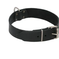 Adori Halsband Vetleder Met Print Zwart - Hondenhalsband