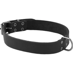 Adori Halsband Vetleder Met Print Zwart - Hondenhalsband