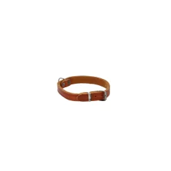 Adori Halsband Vetleder Met Print Cognac - Hondenhalsband