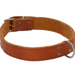 Adori Halsband Vetleder Met Print Cognac - Hondenhalsband