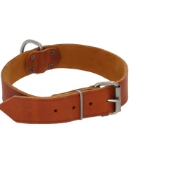 Adori Halsband Vetleder Met Print Cognac - Hondenhalsband