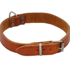 Adori Halsband Vetleder Met Print Cognac - Hondenhalsband