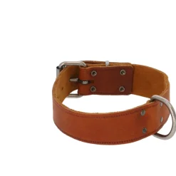 Adori Halsband Vetleder Met Print Cognac - Hondenhalsband