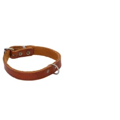 Adori Halsband Vetleder Met Print Cognac - Hondenhalsband