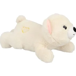 Adori Heart Beat Geruststellend Beertje Soof - Hondenspeelgoed - 31x12x11 cm Wit