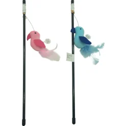 Adori Hengel Vogel Met Geluid - Kattenspeelgoed - 40 cm Assorti