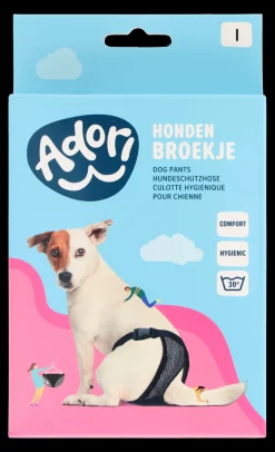 Adori Hondenbroek Luxe Zwart - Hondenloopsheid