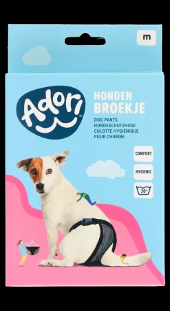 Adori Hondenbroek Luxe Zwart - Hondenloopsheid