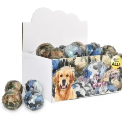 Adori Hondenspeelgoed Bal Camouflage - Hondenspeelgoed - 6 cm Assorti