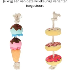 Adori Hondenspeelgoed Fastfood - Hondenspeelgoed - Assorti