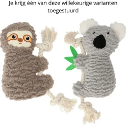 Adori Hondenspeelgoed Klimbeer Mix - Hondenspeelgoed - Grijs