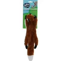 Adori Hondenspeelgoed Skinny Vos - Knuffel - 38 cm Bruin