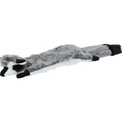 Adori Hondenspeelgoed Skinny Vos - Knuffel - 38 cm Grijs