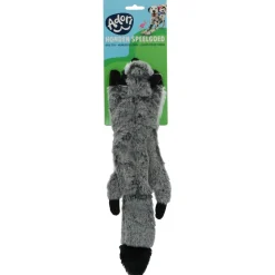 Adori Hondenspeelgoed Skinny Vos - Knuffel - 38 cm Grijs