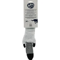 Adori Hondenspeelgoed Skinny Vos - Knuffel - 38 cm Grijs