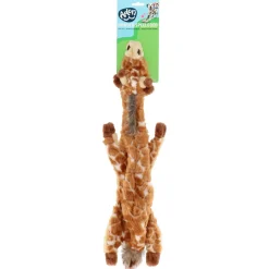 Adori Hondenspeelgoed Skinny Giraffe - Knuffel - 62 cm Bruin