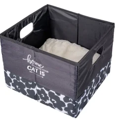 Adori Katten Ligplaats Lois - Kattenmand - 35x35x25 cm Zwart