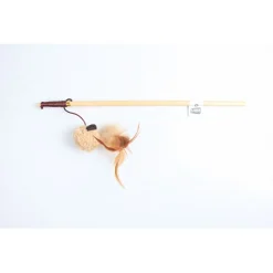 Adori Kattenhengel Lamswol Muis - Kattenspeelgoed - 40 cm Assorti