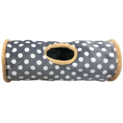 Adori Kattentunnel Victoria - Kattenspeelgoed - Ø27x68 cm Grijs