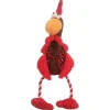 Adori Kerst Kip - Hondenspeelgoed - 55 cm Rood Kerst