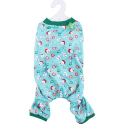 Adori Kerst Pyjama Groen - Hondenkleding