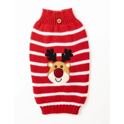 Adori Kersttrui Rendier Rood - Hondenkleding