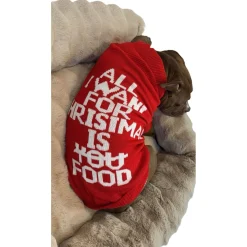 Adori Kersttrui Rood - Hondenkleding