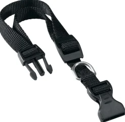 Adori Klikhalsband Nylon Zwart - Hondenhalsband