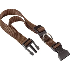 Adori Klikhalsband Nylon Bruin - Hondenhalsband