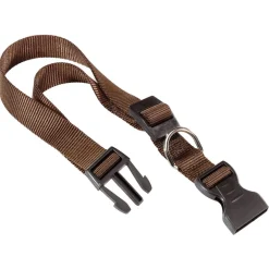 Adori Klikhalsband Nylon Bruin - Hondenhalsband