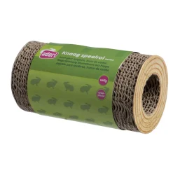 Adori Knaagspeeltje Boomstam Karton - Speelgoed - Ø9.5x18 cm Bruin