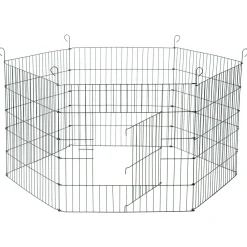 Adori Konijnenren Metaal Zwart - Dierenverblijf