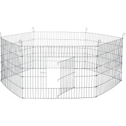 Adori Konijnenren Metaal Zwart - Dierenverblijf