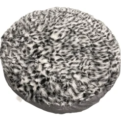 Adori Kussen Rond  Mila - Kattenbed - Ø60x12 cm Grijs Print