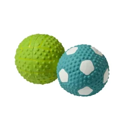 Adori Latex Toy Bal Met Pieper - Hondenspeelgoed - Ø9.5 cm Assorti