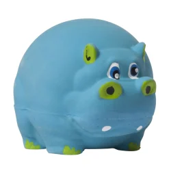 Adori Latex Toy Nijlpaard/Aap Met Pieper - Hondenspeelgoed - 8 cm Assorti