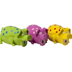 Adori Latex Toy Varken Divers - Hondenspeelgoed - 16 cm Assorti