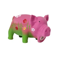 Adori Latex Toy Varken Met Pieper - Hondenspeelgoed - 16 cm Multi-Color Assorti