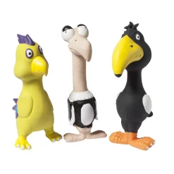 Adori Latex Toy Vogel Met Pieper - Hondenspeelgoed - Assorti per stuk