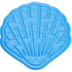 Adori Lickmat Shell - Hondenvoerbak - 17.7x18.3x1.2 cm Blauw