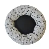 Adori Mand Donut Firenze - Kattenmand - Ø48x10 cm Grijs Zwart S